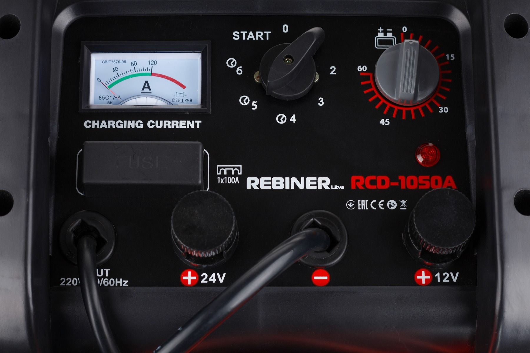 Пускозарядний пристрій REBINER RCD-1050A (12-24V 2350W)