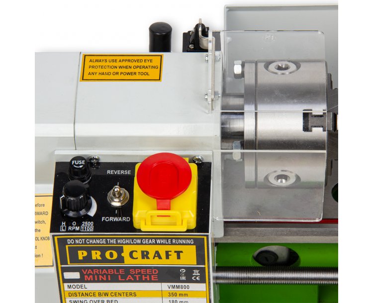 Токарный станок по металлу PROCRAFT WMM800