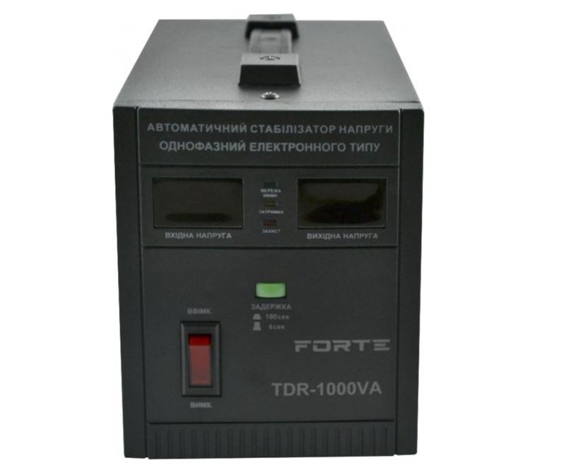 Стабилизатор Forte TDR-1000VA (релейного типа), 1000 ВА, точность 8%, 3,65 кг