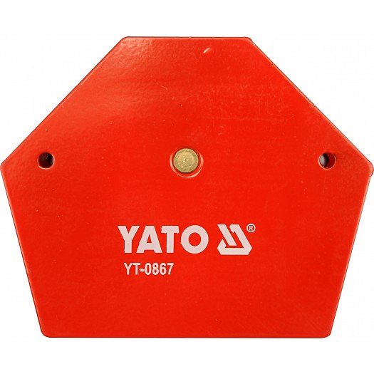 Магнитный угольник для сварки Yato, 111 × 136 × 24мм, 34кг 