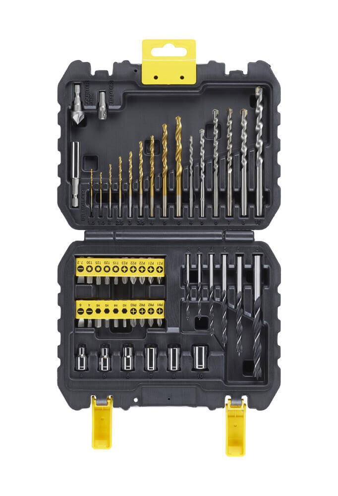 Набір біт і сверл STANLEY TITANIUM, Phillips, Pozidriv, Torx, Slotted, Шестигранник, Ph1, Ph3, Ph2, 