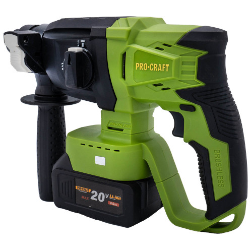 Перфоратор аккумуляторный PROCRAFT PHA-22 20В BL 2 режима, каркас