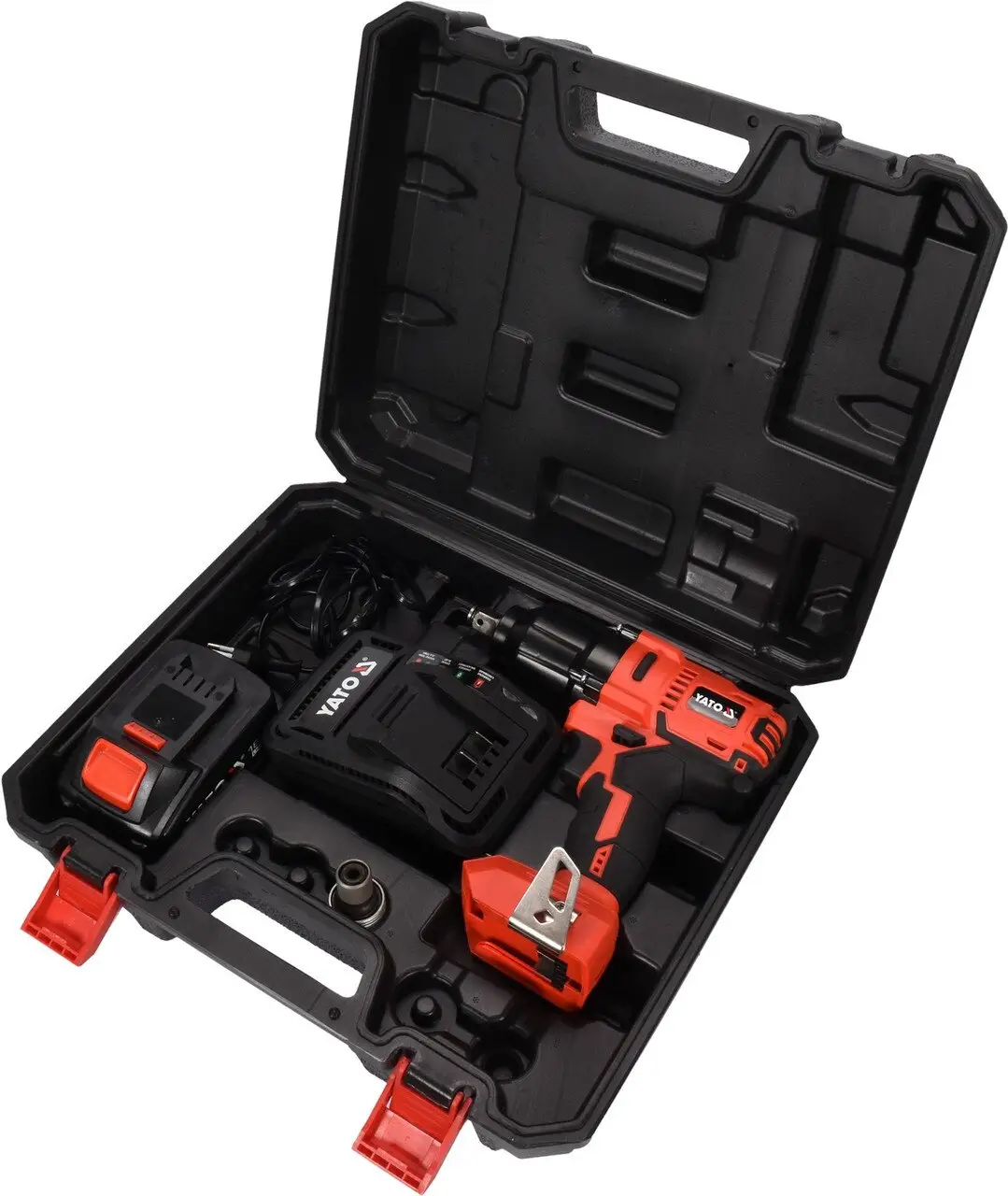 Гайкокрут ударний YATO YT-82806, 18 В, 1/2", 1/4", 1× 3 Агод
