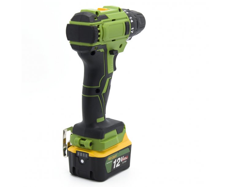 Шурупокрут PROCRAFT РА-18 BL 12V 2*4Ar 45Нм кейс BL 