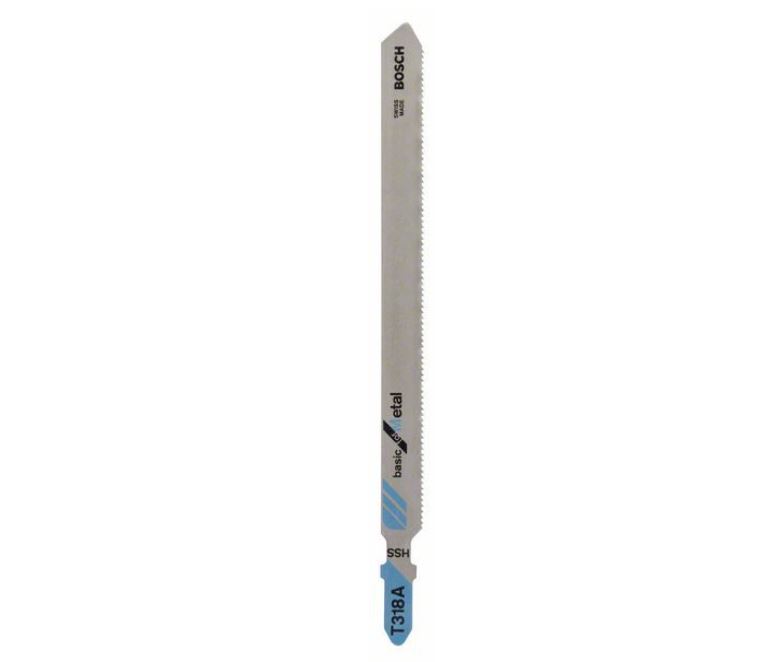 Пилка лобзикова Bosch Basic for Metal T318A, HSS, 132мм, 1шт
