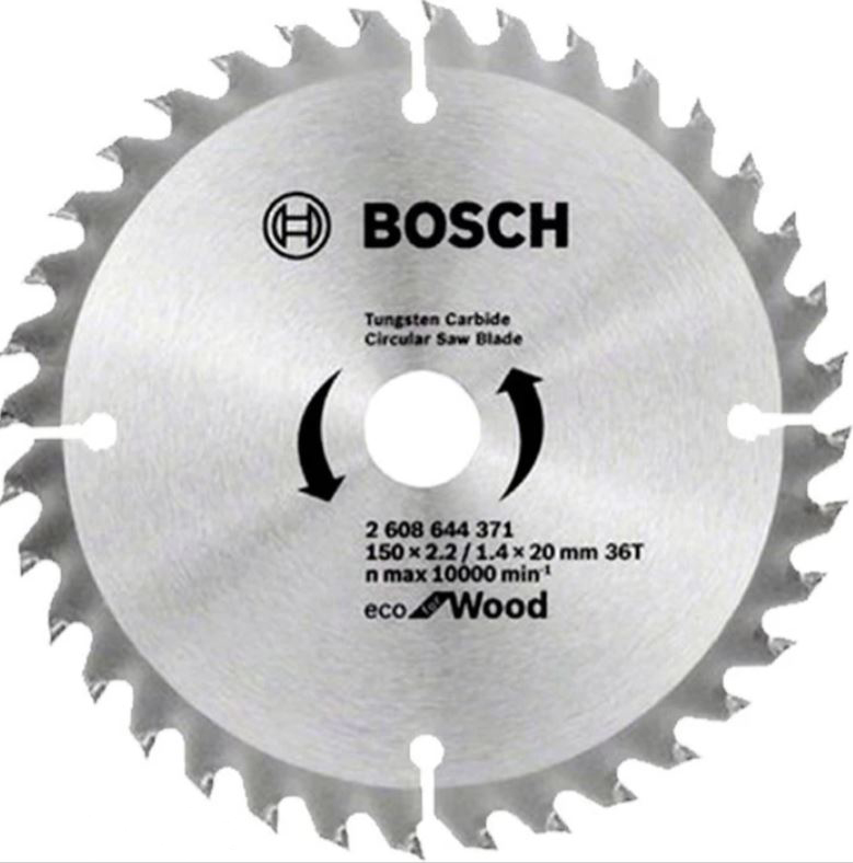 Диск пильний Bosch Eco for Wood Ø160 × 20мм 36T