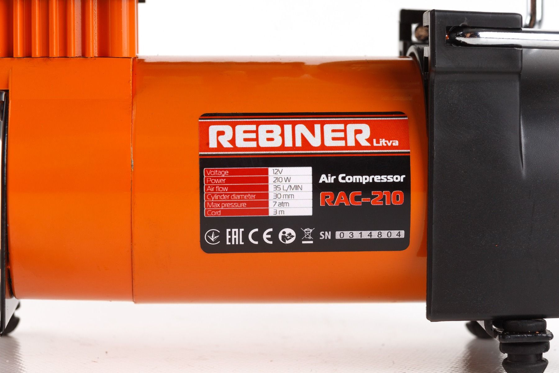 Автомобильный компрессор REBINER RAС-210