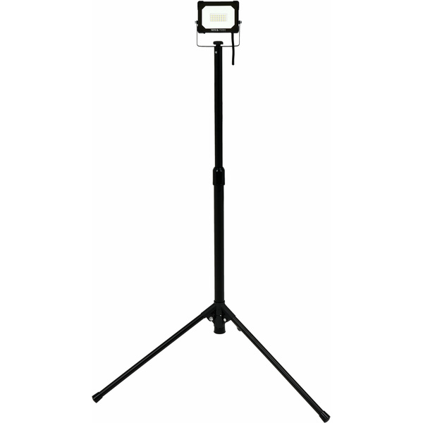 Прожектор светодиодный на стойке Yato, 20Вт, 230В, 1800Lm, 0,6-1,2м 