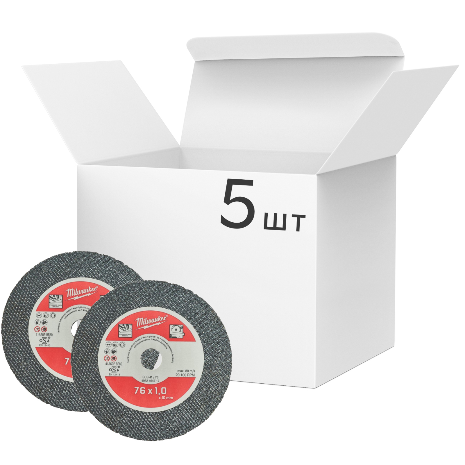 Круг отрезной MILWAUKEE SCS41/76 Ø76×1,0×10мм