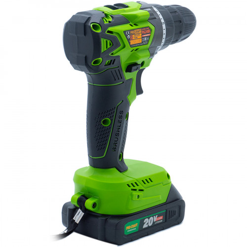 Шурупокрут PROCRAFT Industrial PA-20 BL 2*2Аг 38Нм