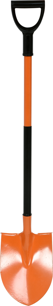 Лопата штыковая FLO, 22,5×30 см, тип "канадийская" с металлическим древком