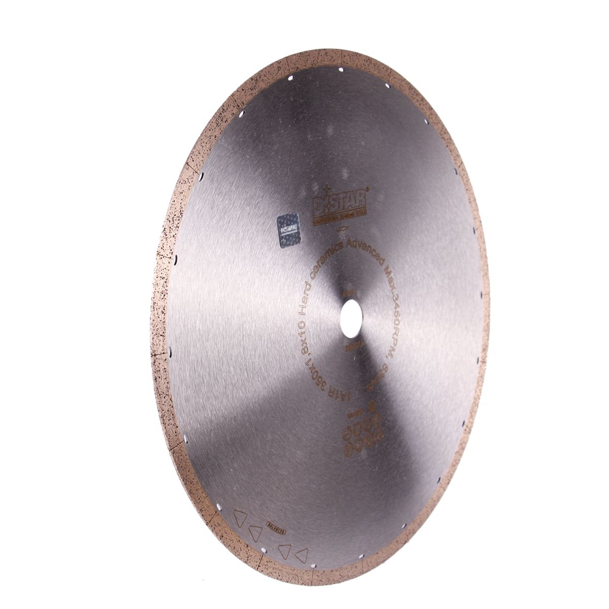 Круг алмазный отрезной Distar Hard ceramics Advanced 1A1R Ø350×32мм