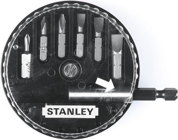 Набор 6-ти вставок и магнитного держателя Stanley 1-68-735 