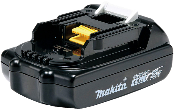 Аккумуляторная батарея Makita LXT BL1815N, 18В, 1,5Аг, индикация разряда