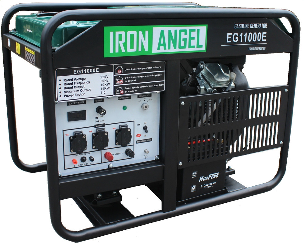 Генератор бензиновий Iron Angel EG11000 E