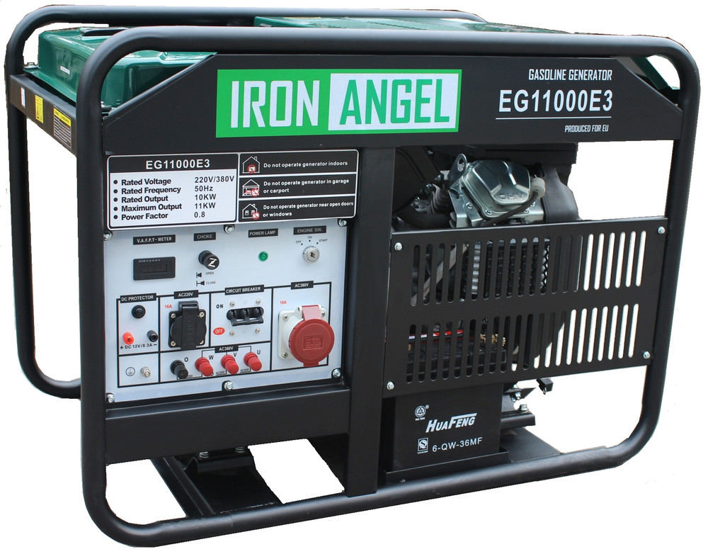 Генератор бензиновий Iron Angel EG11000E3