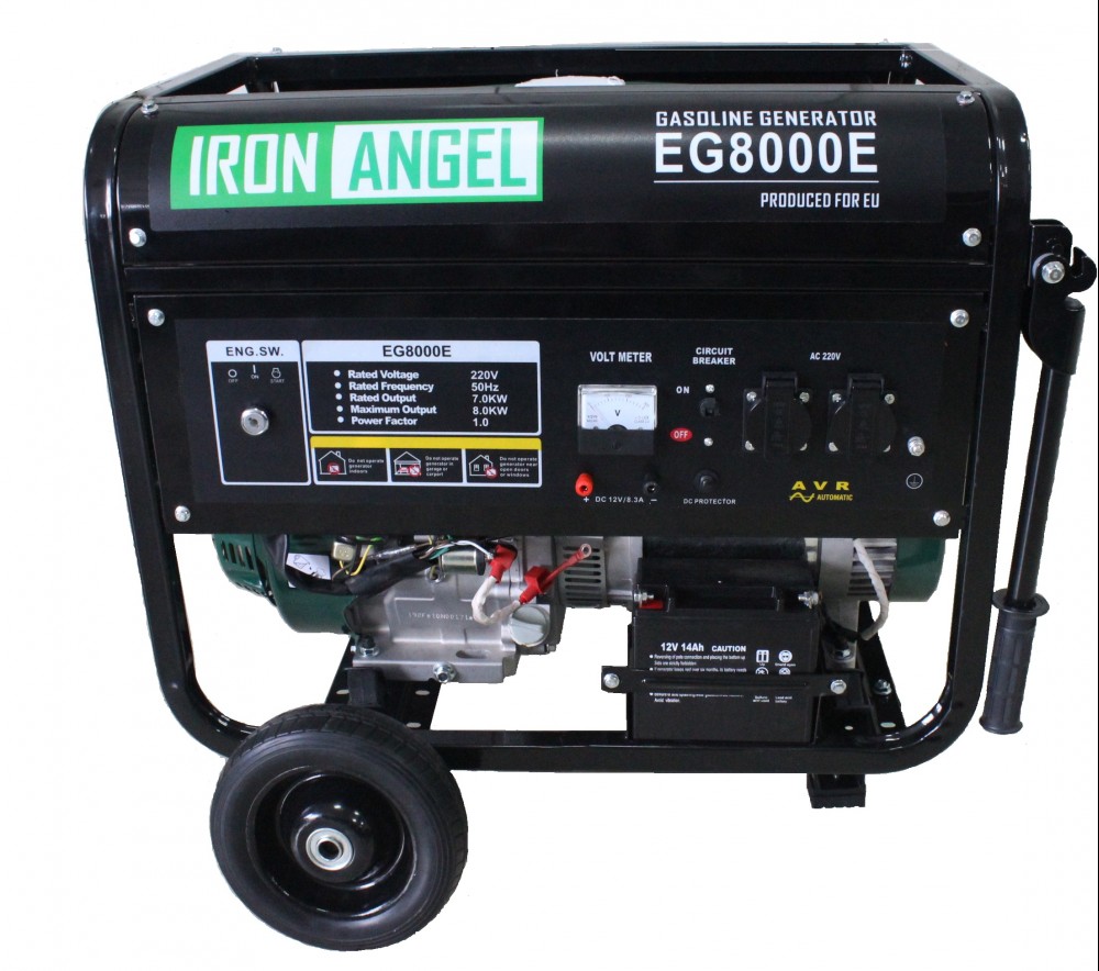 Генератор бензиновый Iron Angel EG8000E ATS + блок автоматики