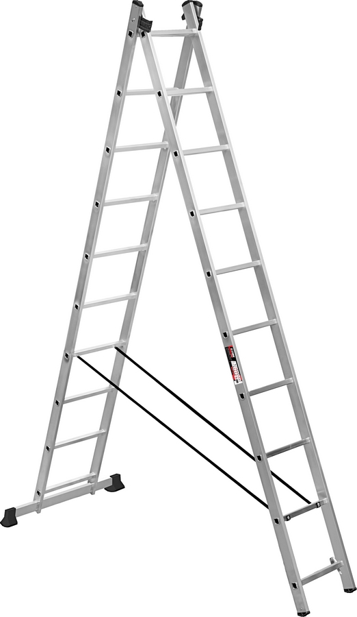 Лестница универсальная Stark SVHR2 × 10 алюминиевая, 10 ступеней, 4,78м