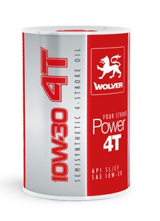 Масло Wolver Four Stroke Power 4T 10W-30, 1л