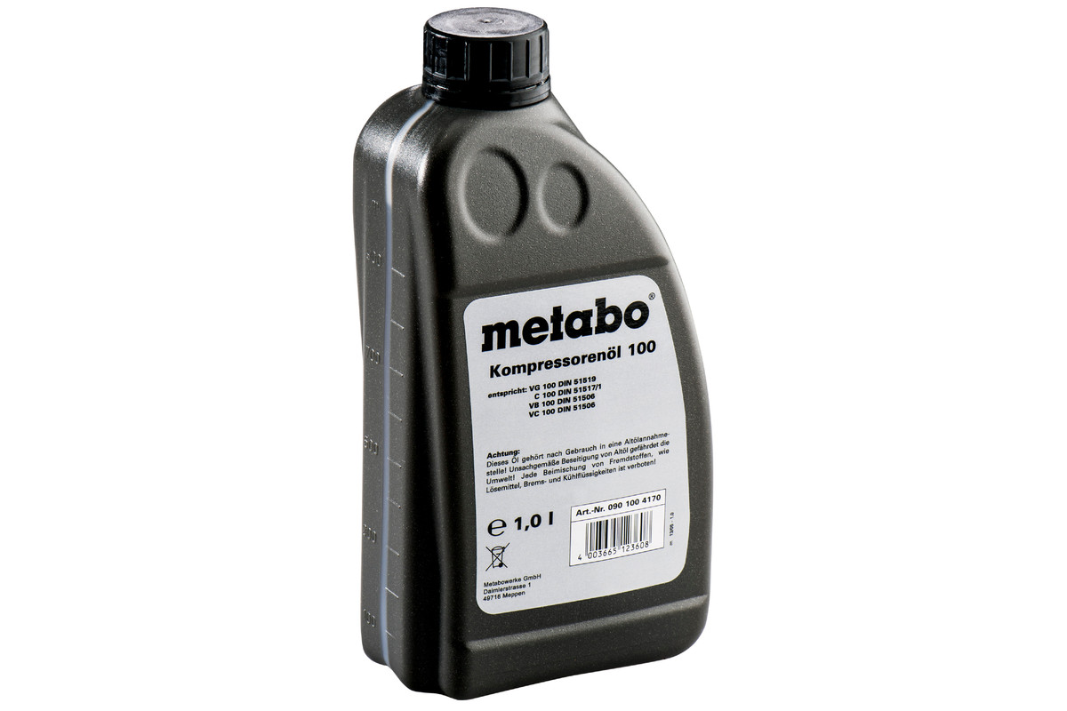 Масло для поршневых компрессоров Metabo Motanol HP 100, 1 л