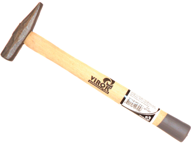 Молоток слесарный Virok кованый, 100г, деревянная ручка