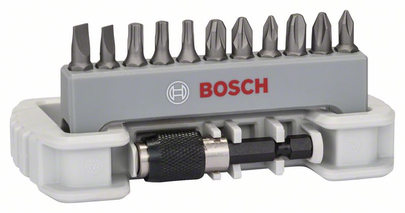 Набор бит Bosch Extra Hard с держателем, 12шт