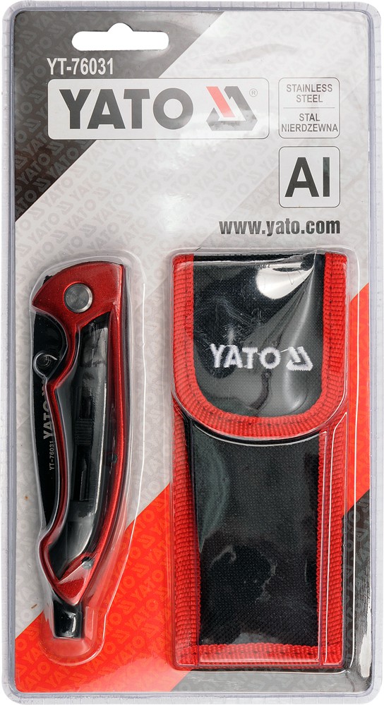 Нож складной с битами Yato YT-76031 