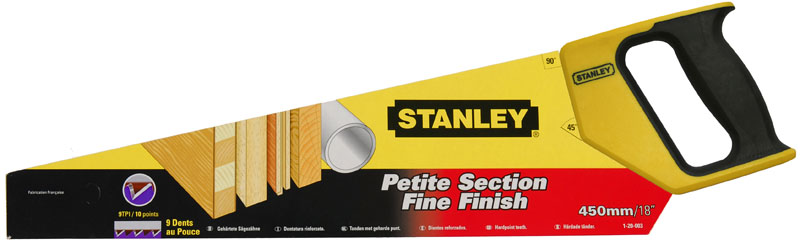 Ножівка Stanley PetitSection Fine 450мм, 9TPI