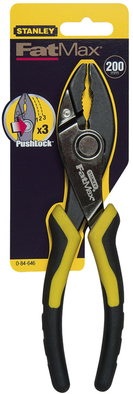 Плоскогубці Stanley FatMax® Slip Joint з механізмом PushLock™, 150мм