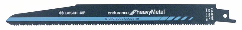 Полотно ножівкове Bosch Endurance for HeavyMetal S1125HBF, BIM, 225мм, 1шт