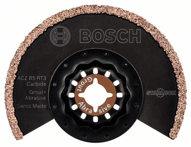 Полотно пильное Bosch Starlock Grout + Abrasive Carbide-RIFF ACZ 85 RT3, 85мм