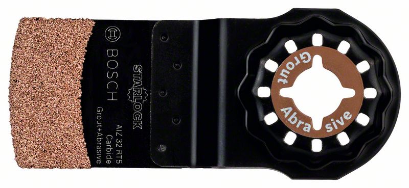 Полотно пиляльне Bosch Starlock Grout+Abrasive Carbide-RIFF AIZ 32 RT5, 30 × 32мм