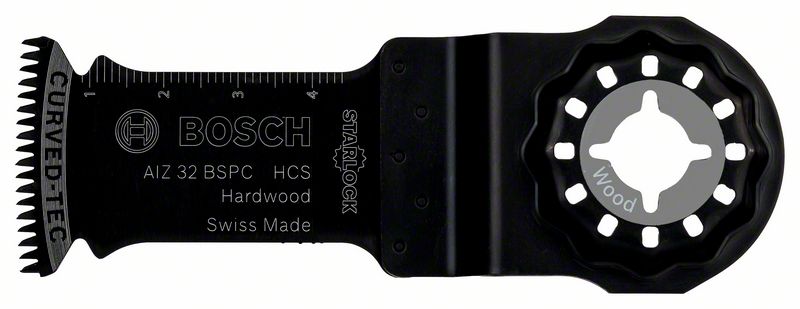 Полотно пильное Bosch Starlock Hard Wood HCS AIZ 32 BSPC, 50 × 32мм