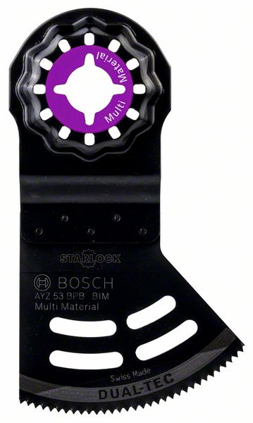 Полотно пильное Bosch Starlock Multi Material Dual-Tec AYZ 53 BPB 40 × 53мм