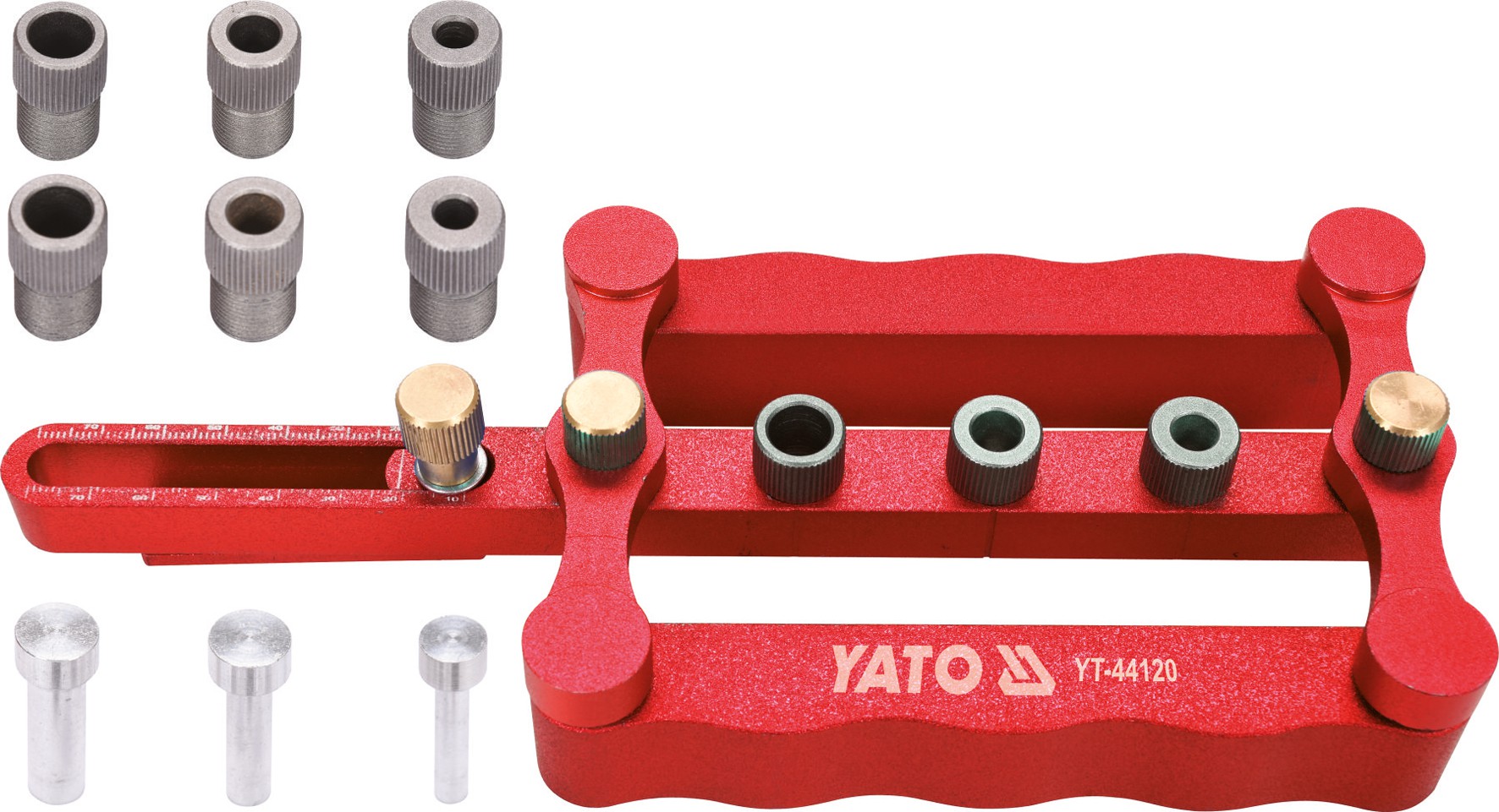 Пристрій для кілкових сполучень Yato з Ø 6, 8, 10 мм, 17- 50 мм