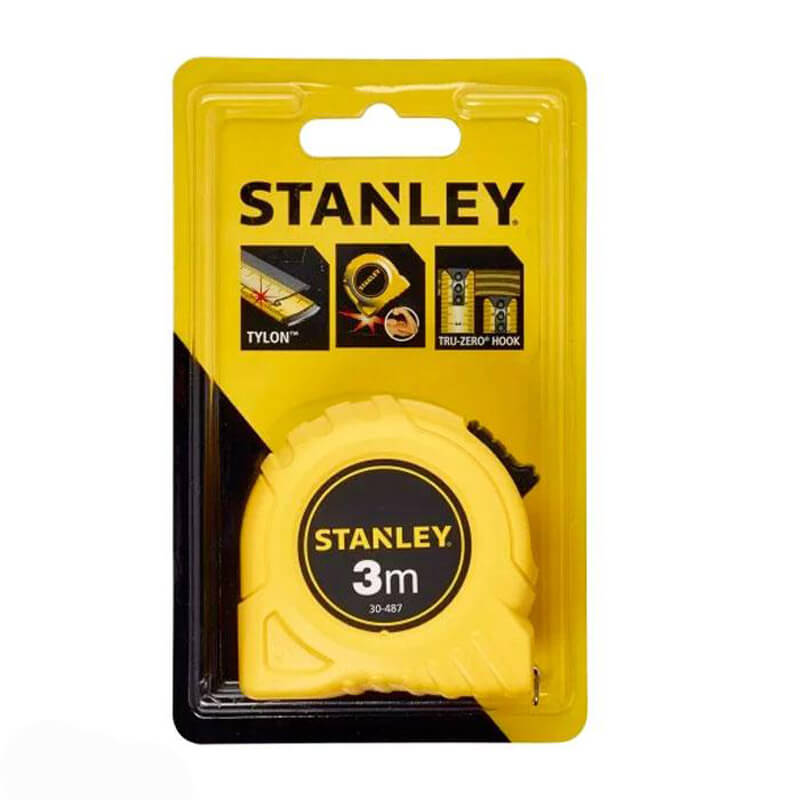 Рулетка Stanley GLOBAL TAPE, 3м × 12,7мм