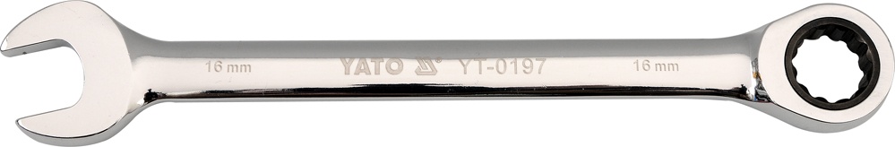 Ключ ріжково-накидний Yato з тріщаткою 72T, CR-V, 13мм