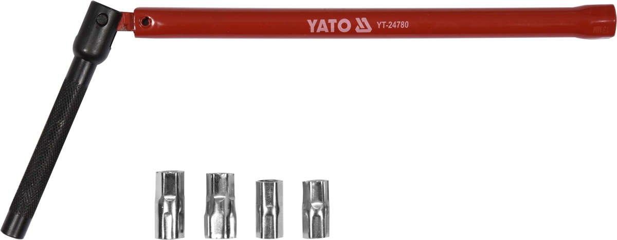 Ключ шарнірний Yato для затягування фітингів, HEX 13мм, 8-12мм