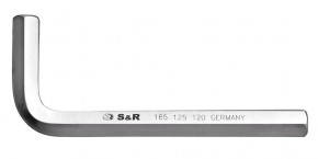 Ключ шестигранний S&R Г-подібний,  9,0мм, 106 × 38мм