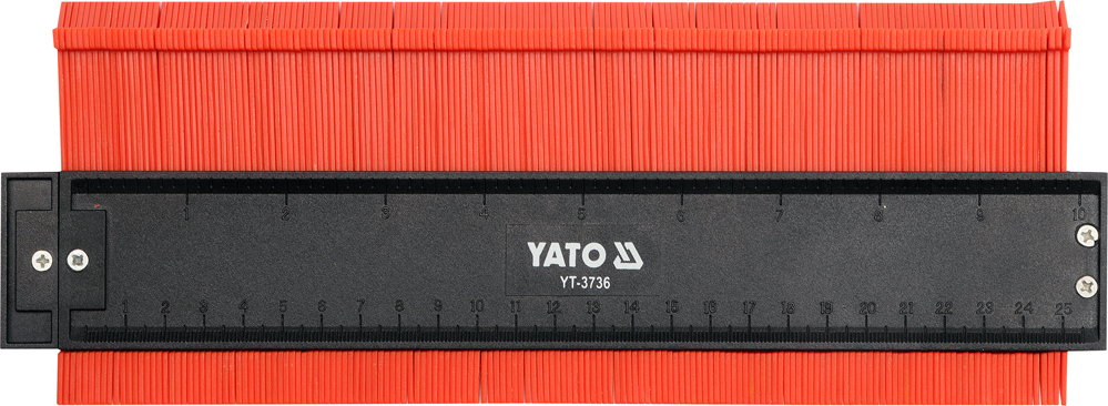 Трафарет для копіювання складних профілів Yato, 260мм