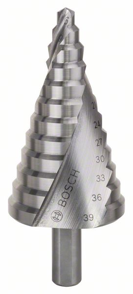 Свердло східчасте по металу Bosch HSS Ø6,0 - 39мм, 12сх