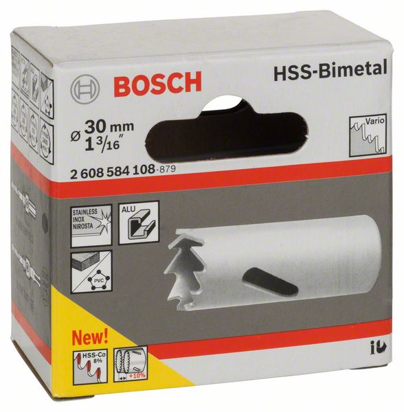 Коронка Bosch Standard НSS-Bimetal, Ø 30мм