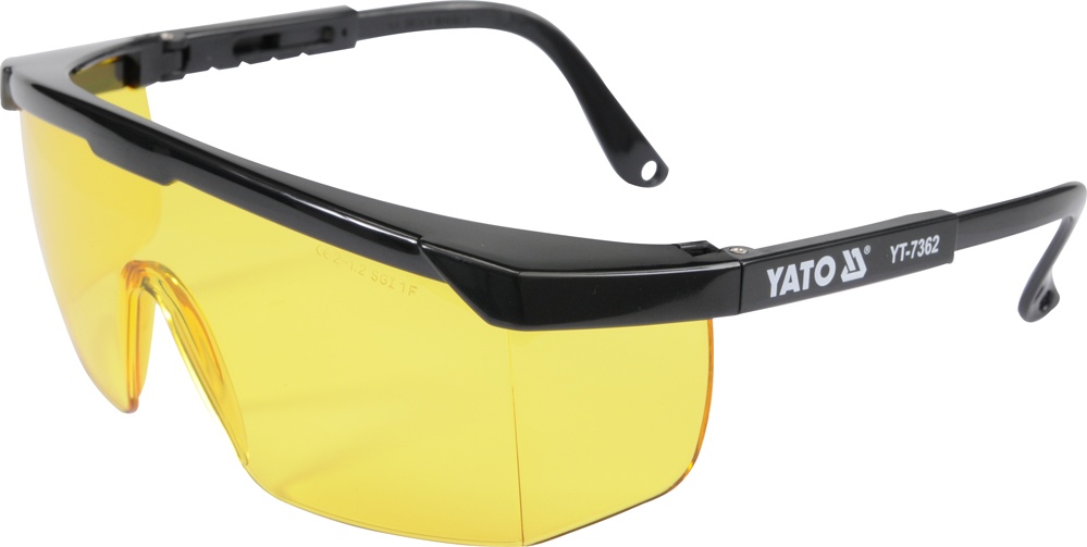Окуляри захисні YATO відкриті, жовті