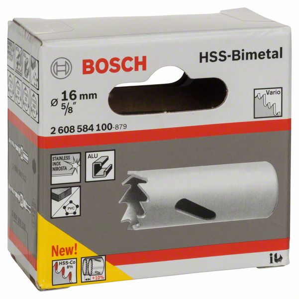 Коронка Bosch Standard НSS-Bimetal, Ø 16мм
