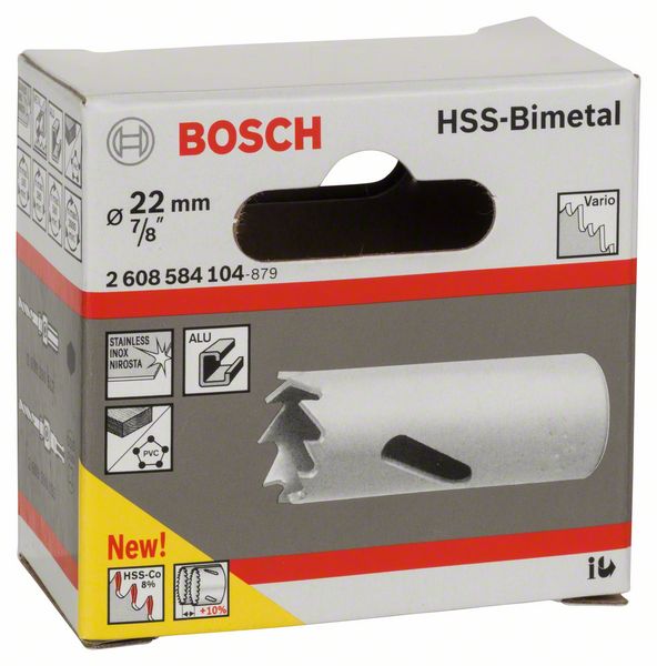 Коронка Bosch Standard НSS-Bimetal, Ø 22мм