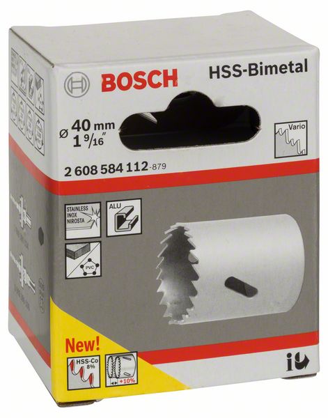 Коронка Bosch Standard НSS-Bimetal, Ø 40мм