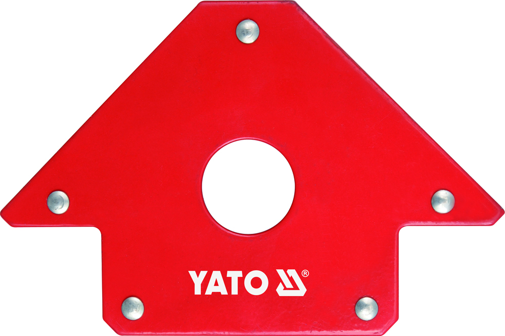 Магнітний кутник для зварювання Yato, 102×150×17мм, Ø28мм, 22,5кг