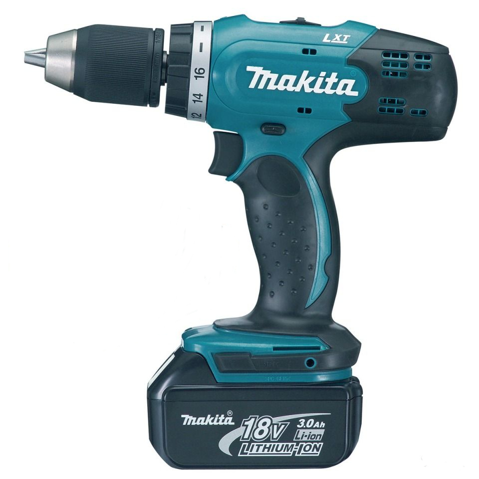 Шуруповерт Makita LXT DDF453SYX5, 18В, 1,5Ач х 1шт, DC18SD, картон