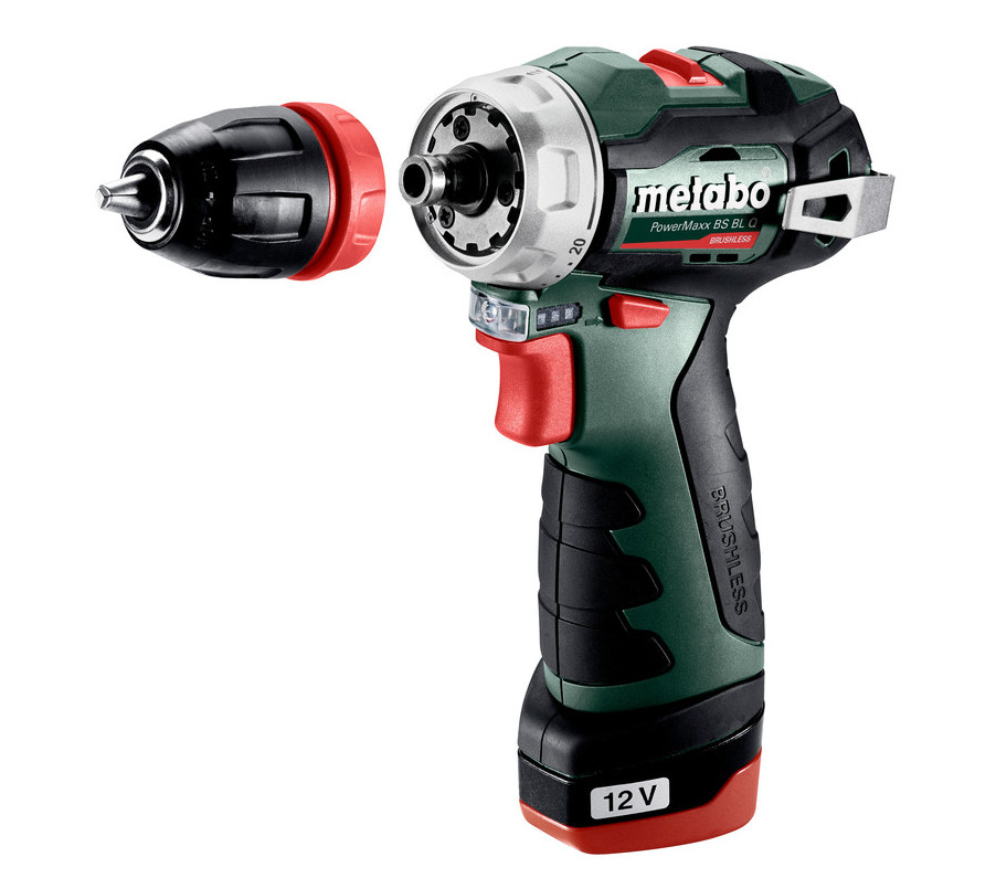 Шурупокрут Metabo PowerMaxx BS BL Q, 12V, LC 40, валіза