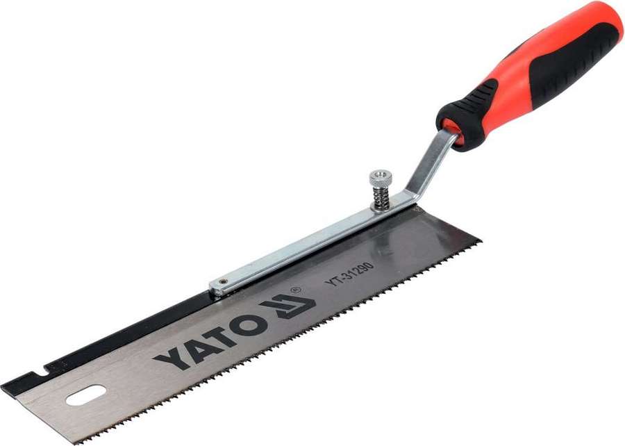 Ножівка по дереву Yato з переставним руків'ям, 410/250 × 60 мм, 12 tpi